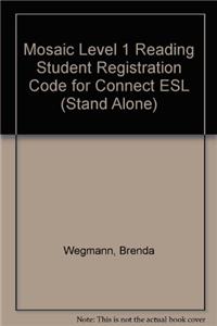 Mosaic Level 1 Reading Student Registration Code for Connect ESL (Stand Alone)