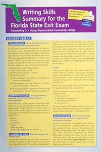 Study Card for Writing Skills Summary for the Florida State Exit Exam (Valuepack Item Only)