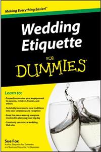 Wedding Etiquette for Dummies