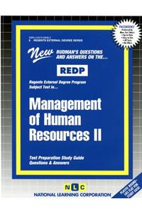 Management of Human Resources II