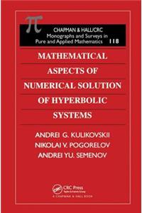 Mathematical Aspects of Numerical Solution of Hyperbolic Systems