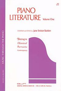 Piano Literature Volume 1
