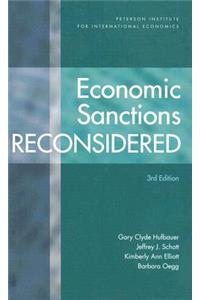 Economic Sanctions Reconsidered [with CD]