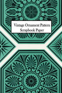 Vintage Ornament Pattern Scrapbook Paper