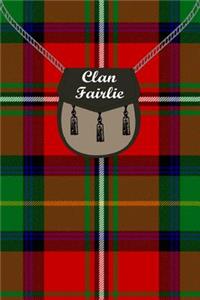 Clan Fairlie Tartan Journal/Notebook