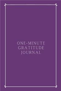 One-Minute Gratitude Journal