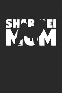Shar Pei Notebook 'Shar Pei Mom' - Gift for Dog Lovers - Shar Pei Journal