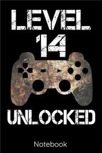 Level 14 Unlocked Notebook
