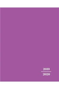 Purple Teacher Planner 2019-2020