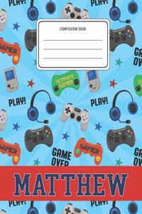 Composition Book Matthew