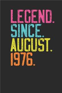 Legend Since August 1976