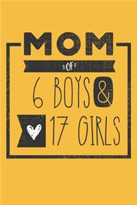 MOM of 6 BOYS & 17 GIRLS