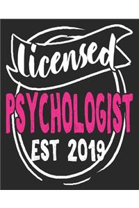 Licensed Psychologist Est 2019