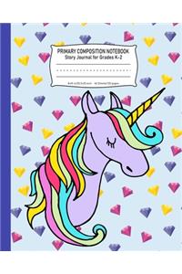 Primary Composition Notebook Story Journal Grades K-2