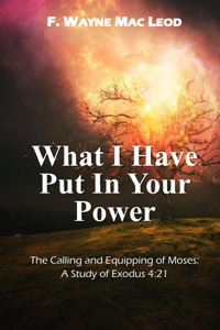 What I Have Put in Your Power