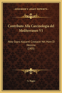 Contributo Alla Carcinologia del Mediterraneo V1
