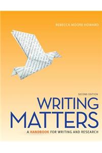 Writing Matters 2e Tabbed (Comb) with Connect Composition for Writing Matters 2e Tabbed