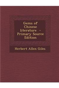 Gems of Chinese Literature