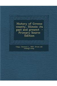 History of Greene County, Illinois