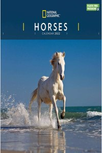 Horses National Geographic Square Wall Calendar 2022