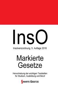 Inso 2016, Markierte Gesetze, Smarte Gesetze, Insolvenzordnung, 5. Auflage 2016