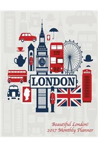 Beautiful London! 2017 Monthly Planner
