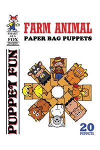 Farm Animal Paper Bag Puppets