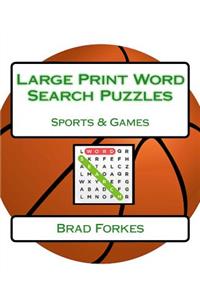 Large Print Word Search Puzzles