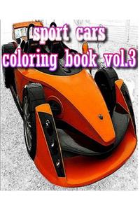 Sport Cars Coloring book Vol.3