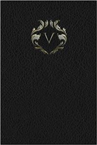 Monogram V Any Day Planner Notebook