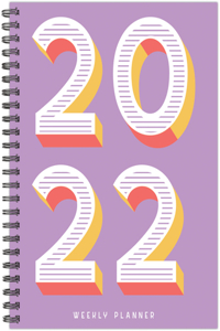 Plum Year 2022 6.5 X 8.5 Softcover Weekly Planner