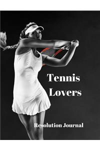 Tennis Lovers Resolution Journal