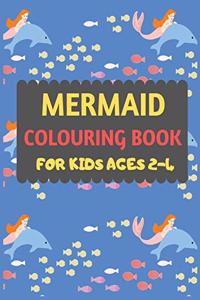 Mermaid Colouring Book For Kids Ages 2-4