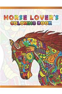 Horse Lover's Coloring Book