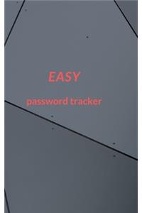 easy password tracker