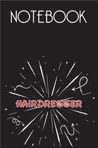 HAIRDRESSER Notebook, Simple Design