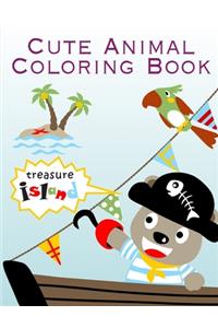 Cute Animal Coloring Book