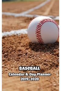Baseball Calendar & Day Planner 2019-2020