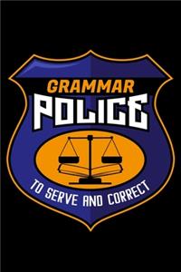 Grammar Police - to serve and correct