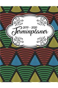 Terminplaner 2019 - 2020: Planer Wochenplaner Jahresplaner Timer Projektplaner Notizbuch Studienplaner Kalender Semesterkalender Taschenkalender Studentenkalender 8.5 x 11 Se