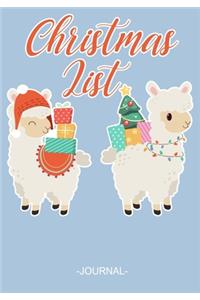 Christmas List Journal