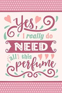 Yes, I Really Do Need All This Perfume