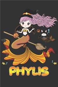 Phylis: Phylis Halloween Beautiful Mermaid Witch Want To Create An Emotional Moment For Phylis?, Show Phylis You Care With This Personal Custom Gift With Ph