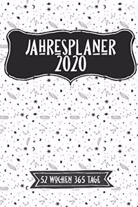 Jahreskalender 2020 52 Wochen 365 Tage