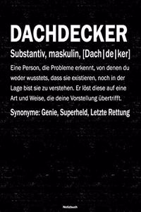 Dachdecker Notizbuch