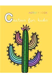 Cactus for kids Activity book