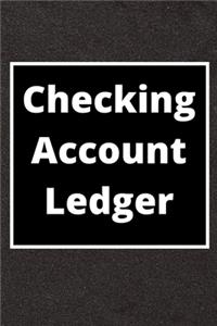 Checking Account Ledger