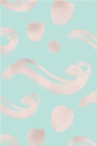 Cute Pattern Rose Gold Sketchbook 3