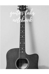 Guitar Tabs Notebook