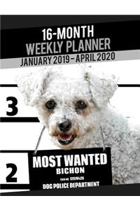 2019-2020 Weekly Planner - Most Wanted Bichon